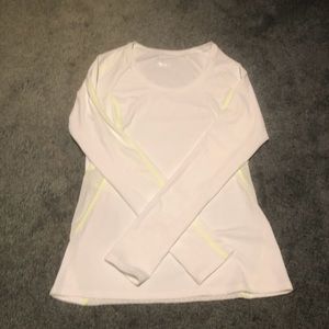 white fabletics long sleeve